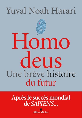 Cover of Homo Deus by Yuval Noah Harari