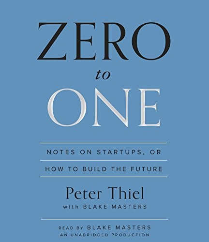 Cover of Zero to One by Peter Thiel