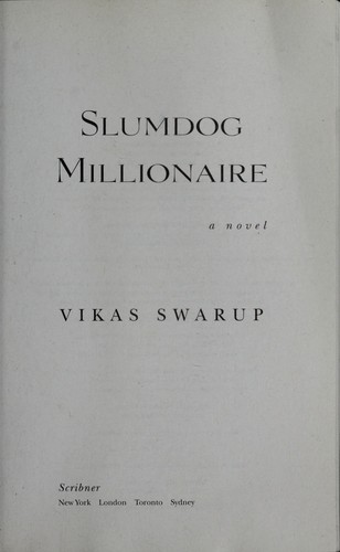 Cover of Slumdog millionaire by Vikas Swarup