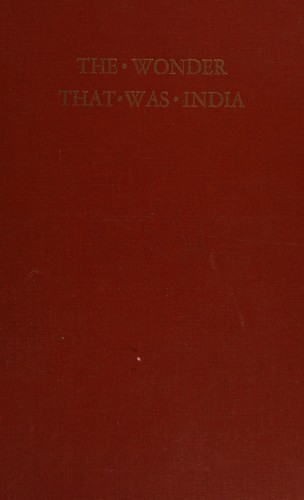 Cover of The wonder that was India by Basham, A. L.