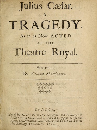 Cover of Julius Caesar by William Shakespeare