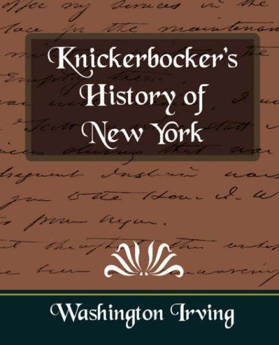 Cover of A history of New York by Washington Irving