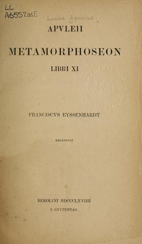 Cover of Metamorphoses by Lucius Apuleius