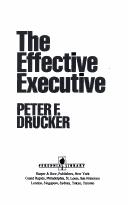 Cover of Effective Executive by Peter F. Drucker