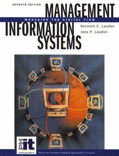 Cover of Management information systems by Kenneth C. Laudon