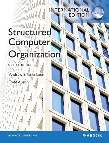 Cover of Structured Computer Organization by Andrew S. Tanenbaum