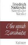 Cover of Also sprach Zarathustra by Friedrich Nietzsche