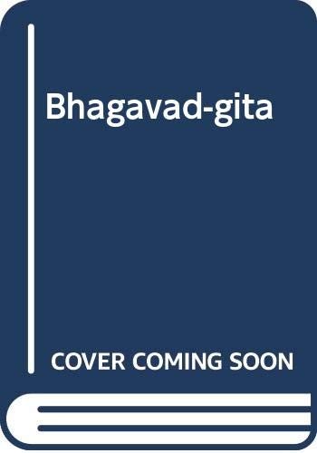 Cover of The Bhagavadgītā by Sarvepalli Radhakrishnan