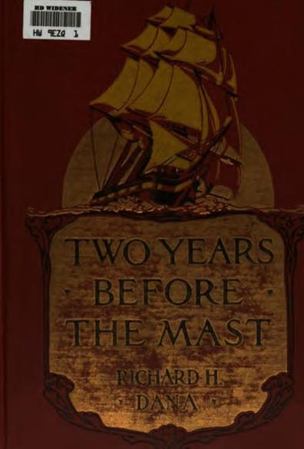 Cover of Two years before the mast by Richard Henry Dana